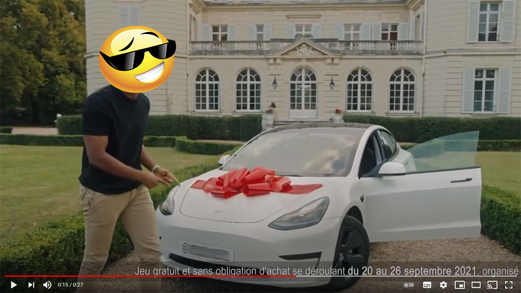 concours influenceur tesla